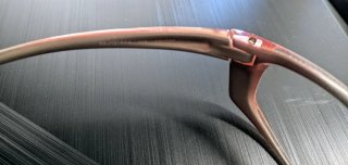 Montura Gafas Arnette Roja y Plateada