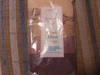 Pack 5 Braguitas Mini Algodón Natural