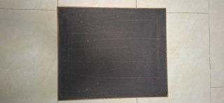 Espejo Rustico madera y azulejos florales. 39×33