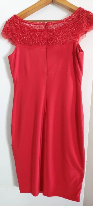Vestido fiesta/boda rojo