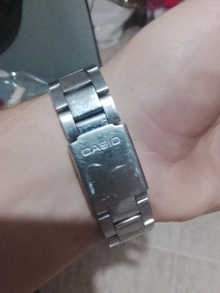 Reloj Casio Verde y Plateado