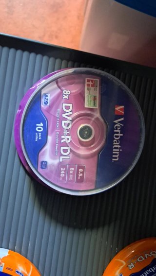 10 DVD+R DL Verbatim 8.5GB Precintado