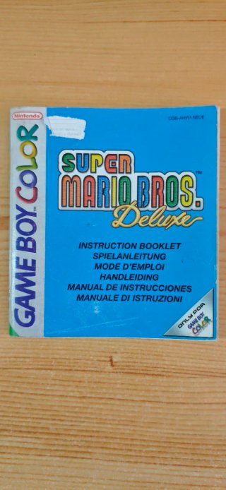 Super Mario Bros. Deluxe + Wario Land 3 Game Boy