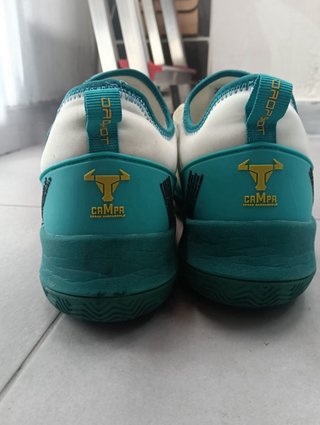 Zapatillas Padel Teal y Blanco