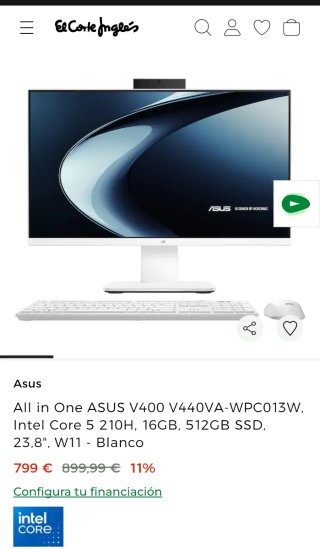 Ordenador Asus In Search of Incredible