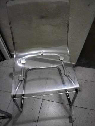Silla Ikea Tobias Transparente