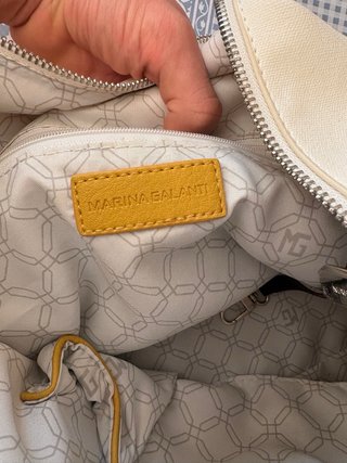 Borsa Marina Galanti Beige e Oro