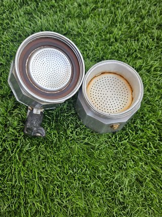 Cafetera italiana de aluminio