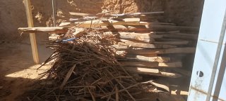 Regalo Madera de tejado para estufa