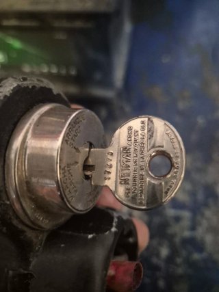 Llave arranque BMW R75/5 con llave original