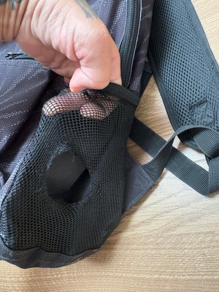 Mochila Reebok Negra Estampada