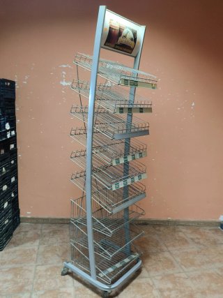Estantería expositora industrial