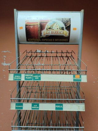 Estantería expositora industrial