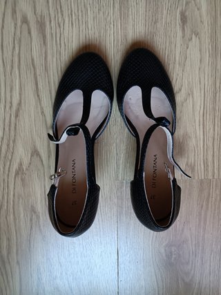 Zapatos Di Fontana Talla 37 Negros