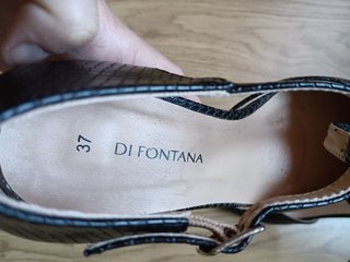 Zapatos Di Fontana Talla 37 Negros