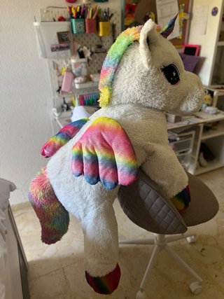 Peluche Unicornio Gigante Arcoíris