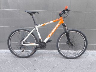 Bicicleta Orbea MTB Naranja/Blanca