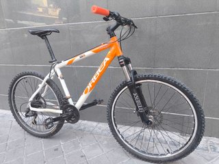 Bicicleta Orbea MTB Naranja/Blanca