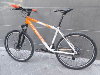 Bicicleta Orbea MTB Naranja/Blanca