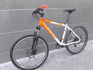 Bicicleta Orbea MTB Naranja/Blanca