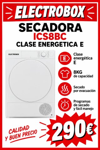 Secadora Icecool ICS8BC Clase E