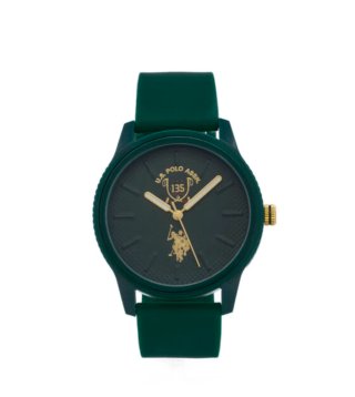 Reloj U.S. Polo Assn. Verde y Dorado