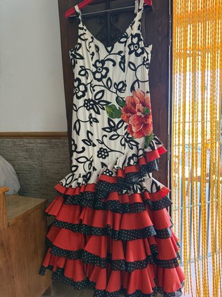 Traje de flamenca talla 44