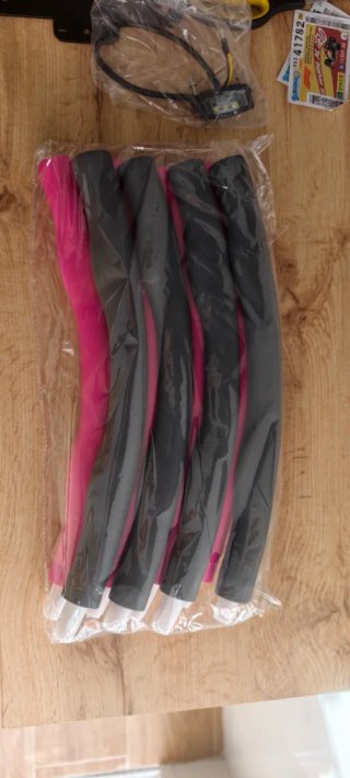 Hula Hoop Aro Fitness 1.2kg Rosa/Violeta