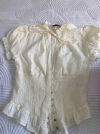 Blusa Zara verde My beige Xl