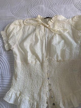 Blusa Zara verde My beige Xl
