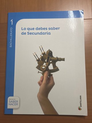 Libro Bachillerato 1 Santillana