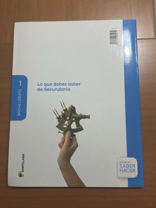 Libro Bachillerato 1 Santillana