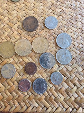 Lote de monedas antiguas variadas