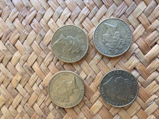 Lote de monedas antiguas variadas
