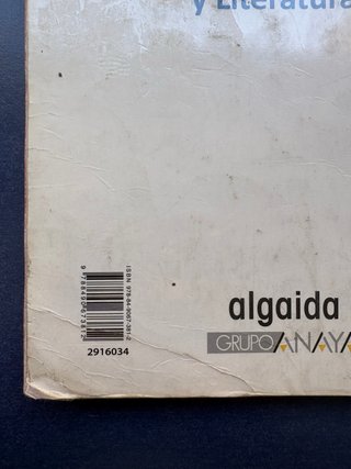 Lengua castellana y literatura I, 1o Bachillerato