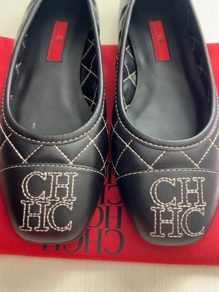 Bailarinas CH Carolina Herrera Negras Sin Estrenar