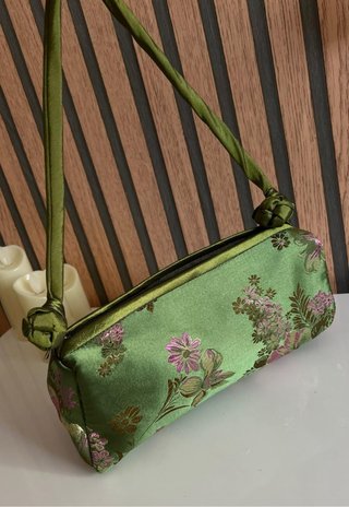 Bolso de mano bordado estilo chino japonés