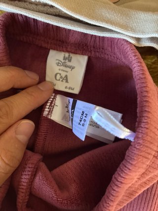 Conjunto C&A bebé niña 9 meses