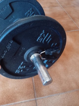 Mancuernas o discos Decathlon Hierro