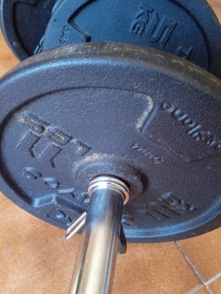Mancuernas o discos Decathlon Hierro