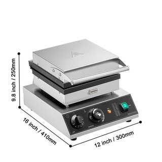 Gofrera Rectangular Acero Inox