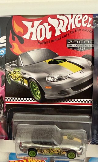 Hot Wheels Mazda MX5 Miata ZAMAC Edition 2025