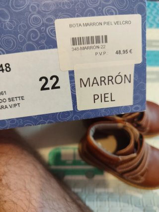 Botín marrón Paulín Talla 22