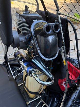 Paramotor Clemente Snap 100 .Palas Carbono.