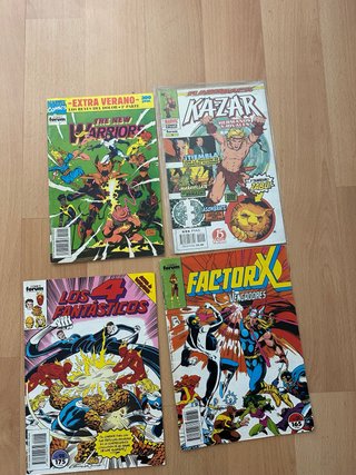 Warriors, Factory X los cuatro fantásticos Marvel
