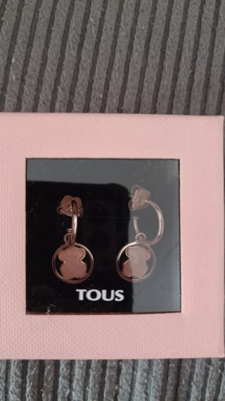 Pendientes Tous Oso Plata