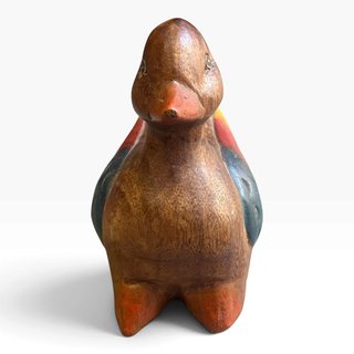 Pato Decorativo Madeira Vintage