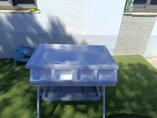 Bañera para bebé con cambiador
