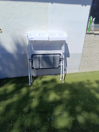 Bañera para bebé con cambiador