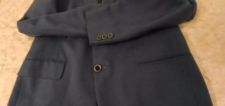Chaqueta americana azul